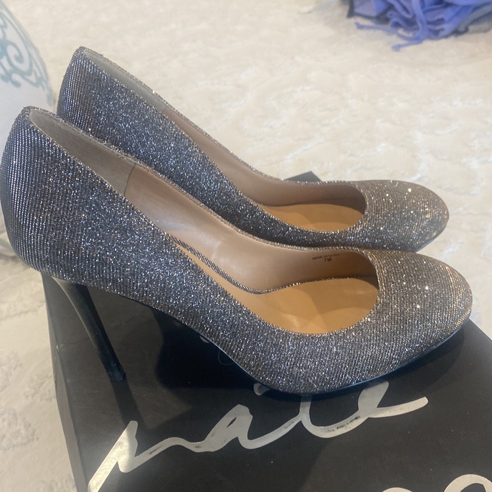 Banana Republic metallic stilettos